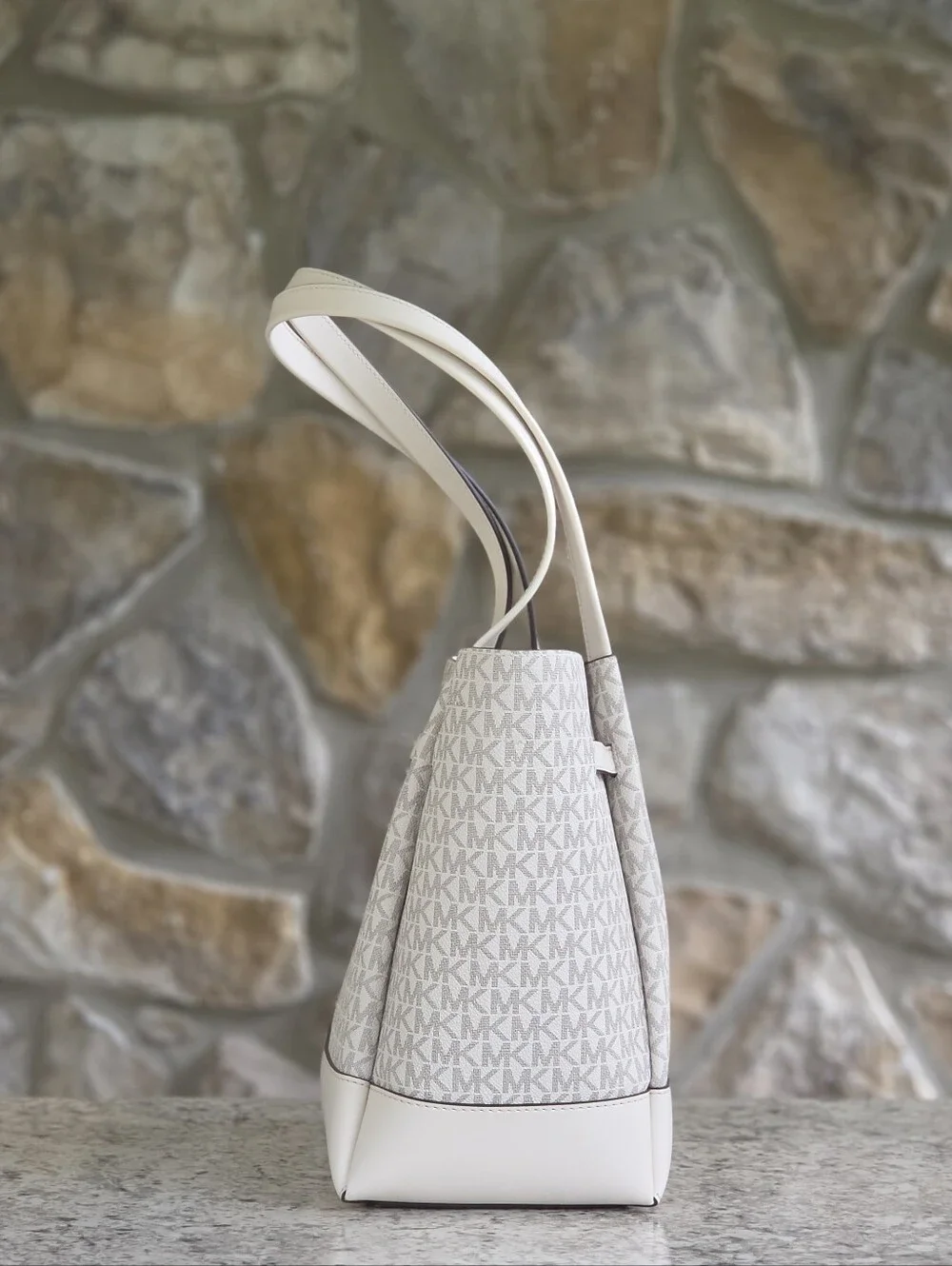 Michael Kors Reed Logo Large Belted Tote Bag